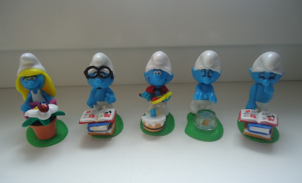 smurf figures list