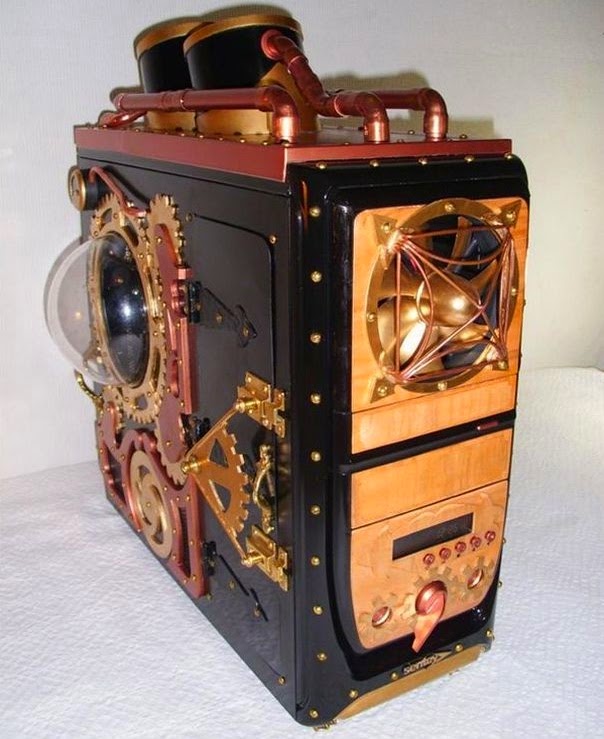 Concept 15 of Steampunk Desktop Computer Case