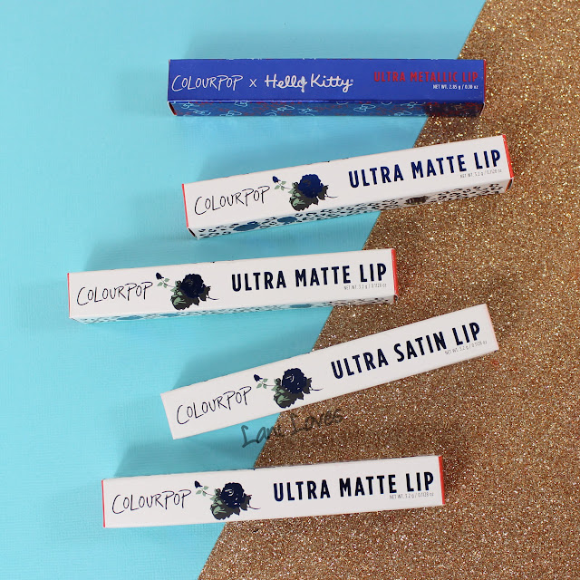 ColourPop Ultra Matte, Metallic & Satin Lips - Knotty, Perky, Wild Nothing, Surprise & Wink Swatches & Review