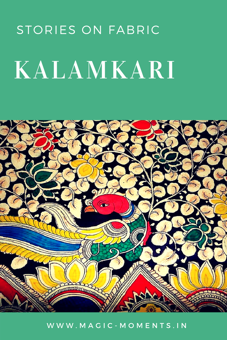 Kalamkari Handmade Designs On Fabric