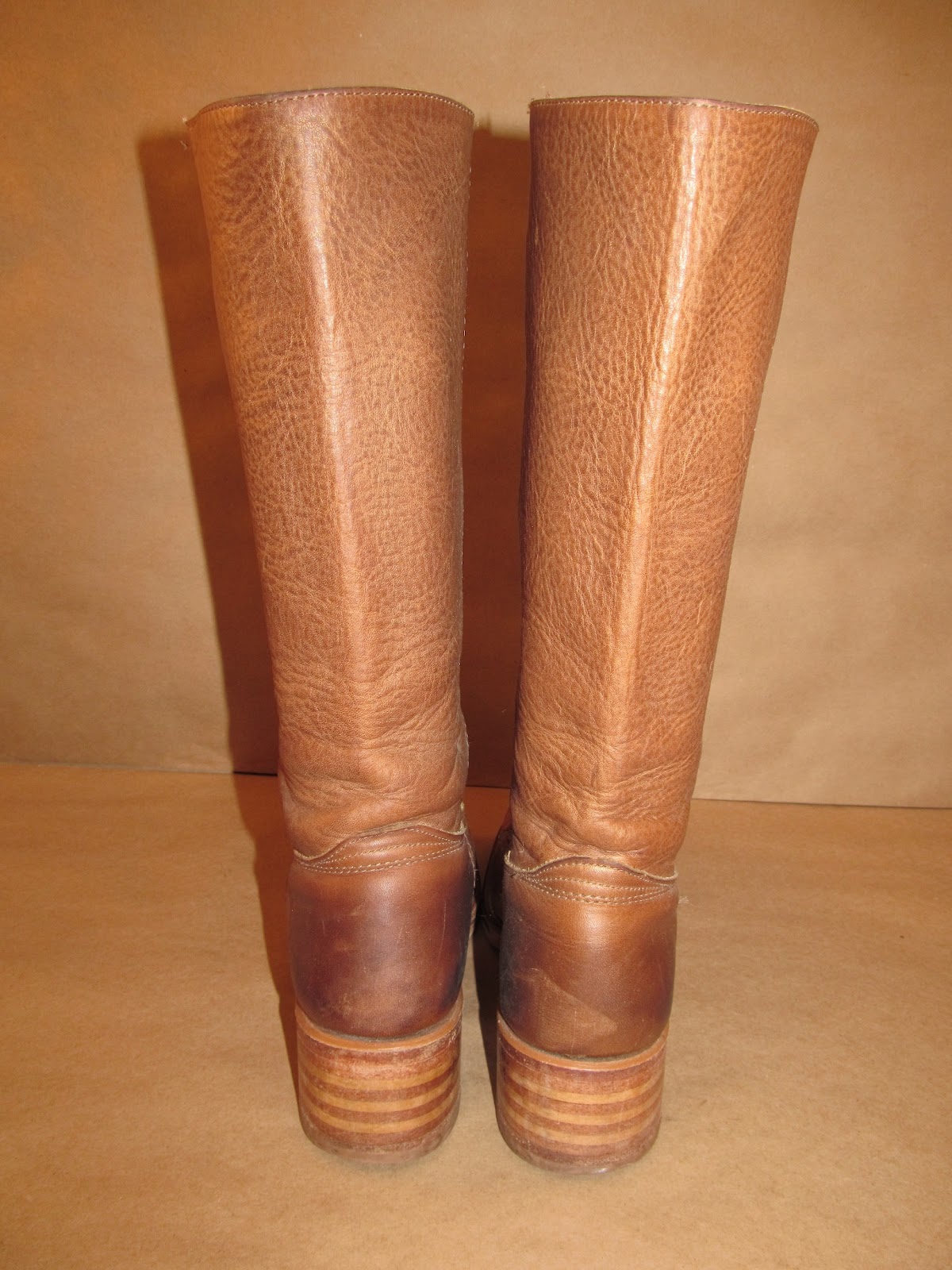 tall tan boots with heel