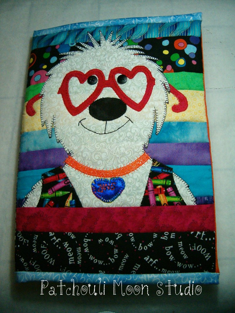 Patchouli Moon Studio Fabric Notebook Cover