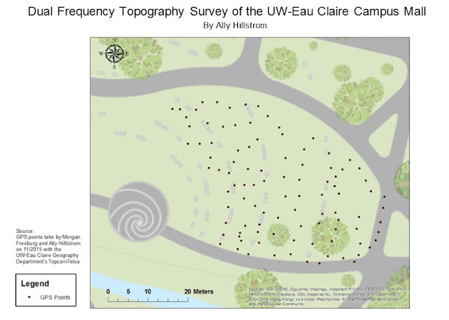 Geospatial Field Methods Blog: Field Activity #7: Topography Survey