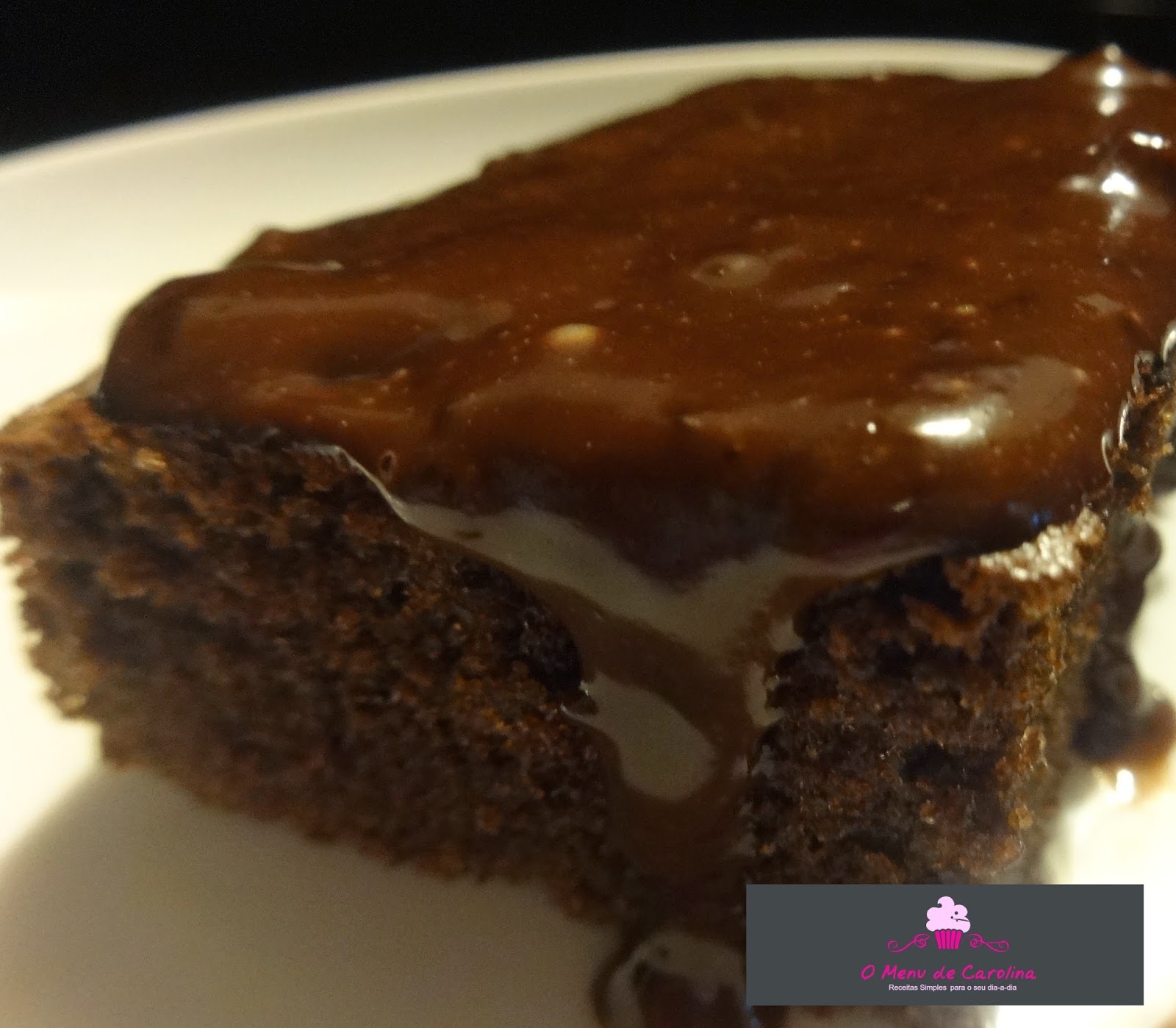 O Menu de Carolina Bolo de chocolate com coco sem farinha