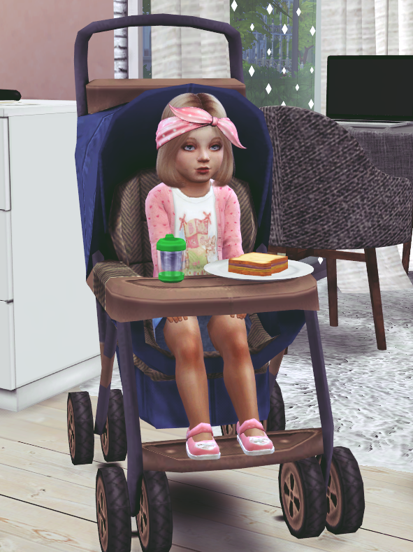 sims 4 cc functional stroller