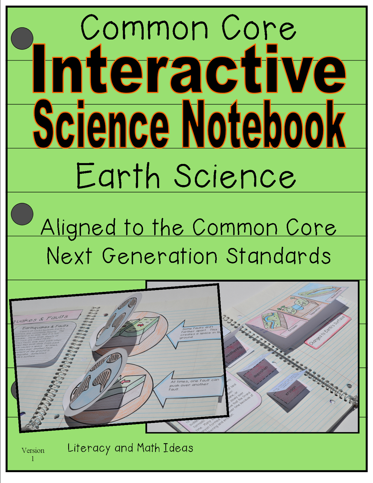 Literacy & Math Ideas Interactive Science Notebooks