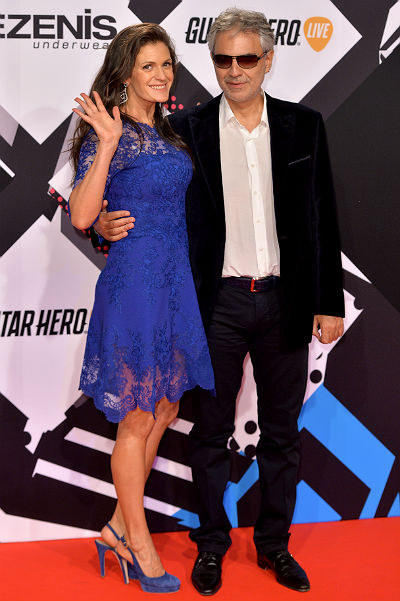 MTV Europe Music Awards-2015 Veronica Berti and Andrea Bocelli MTV Europe Music Awards-2015 Veronica Berti and Andrea Bocelli