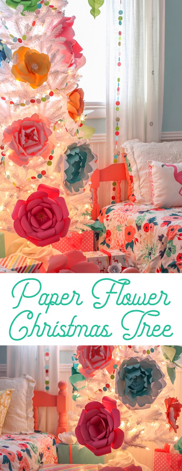 The Craft Patch Paper Flower Christmas Tree