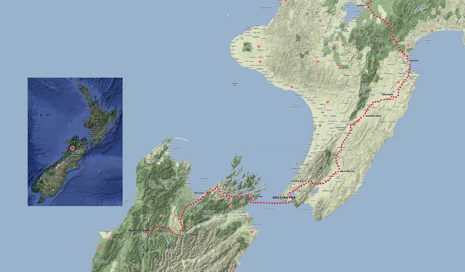 the bicycle diaries Murchison, New Zealand Rain interrupted play