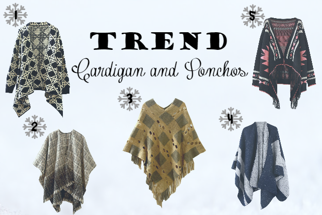 TREND CARDIGANS AND PONCHOS