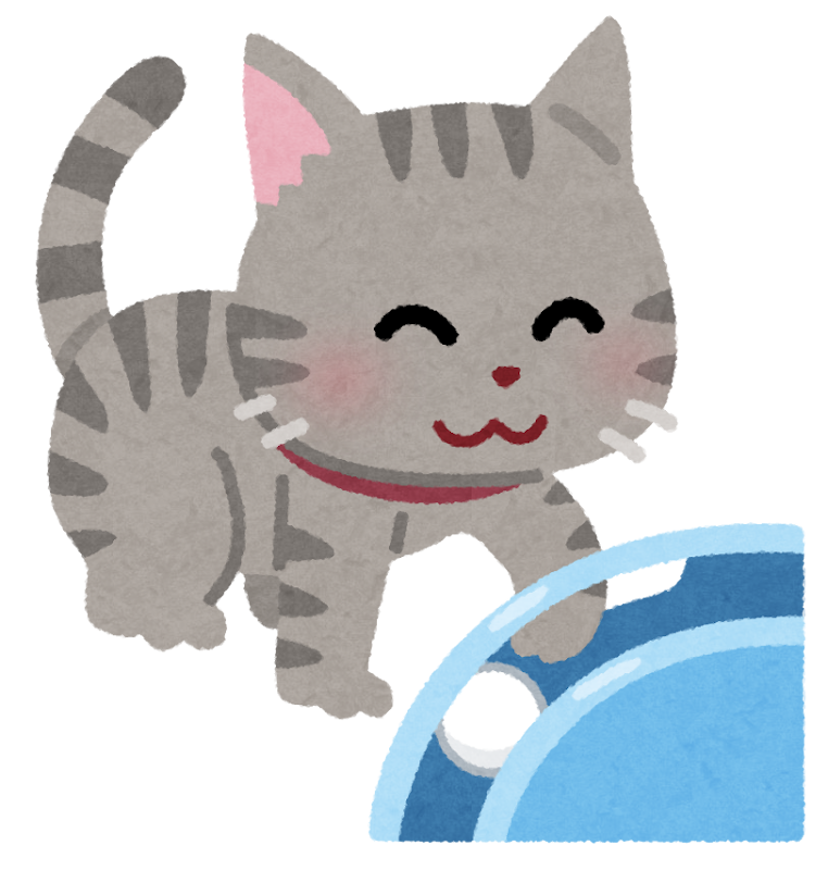 おもちゃで遊ぶ猫のイラスト かわいいフリー素材集 いらすとや