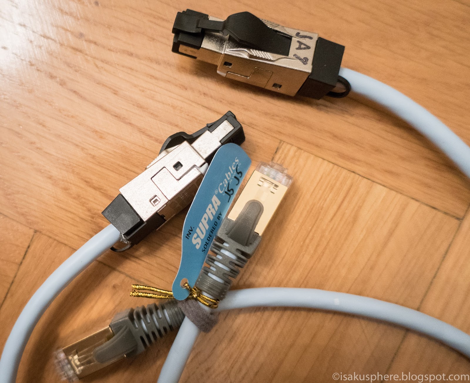 Listening Notes Wien Supra CAT8 cable with Telegärtner RJ45