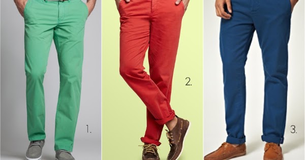 The Young Man's Style Guide: Thread Review: Bright Colored Pants