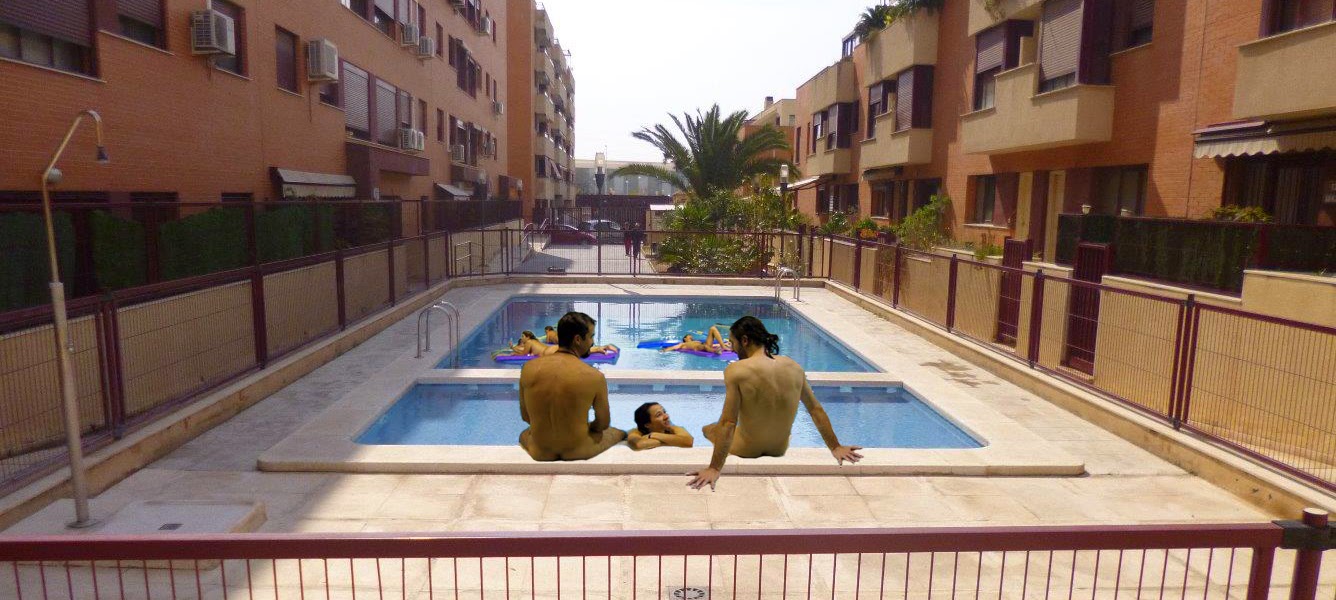 La Forja Today Todo listo para la piscina nudista en La Forja I