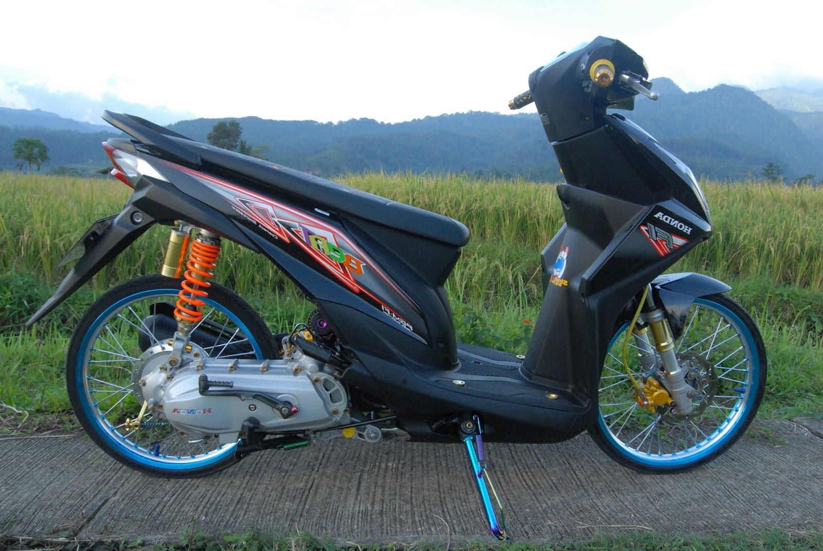 Kumpulan Modifikasi Motor Scoopy Injection Terbaru Dan Terlengkap