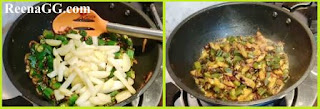 Aloo Bhindi Fry Recipe step 2