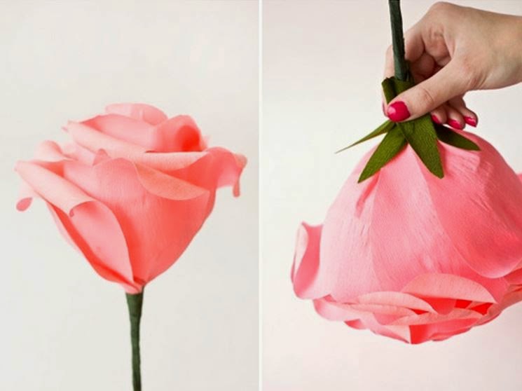 DIY Giant Crepe Paper Rose The Idea King