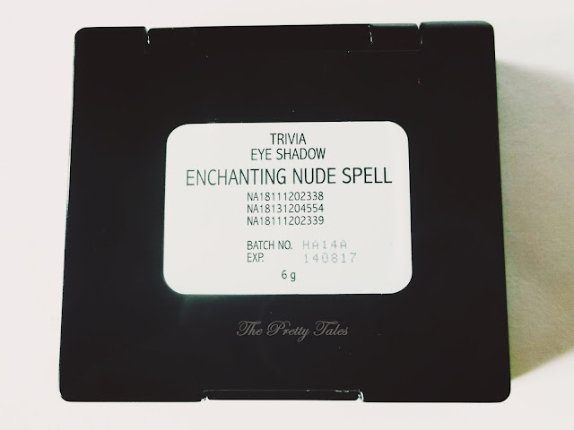 make over trivia eyeshadow echanting nude spell review