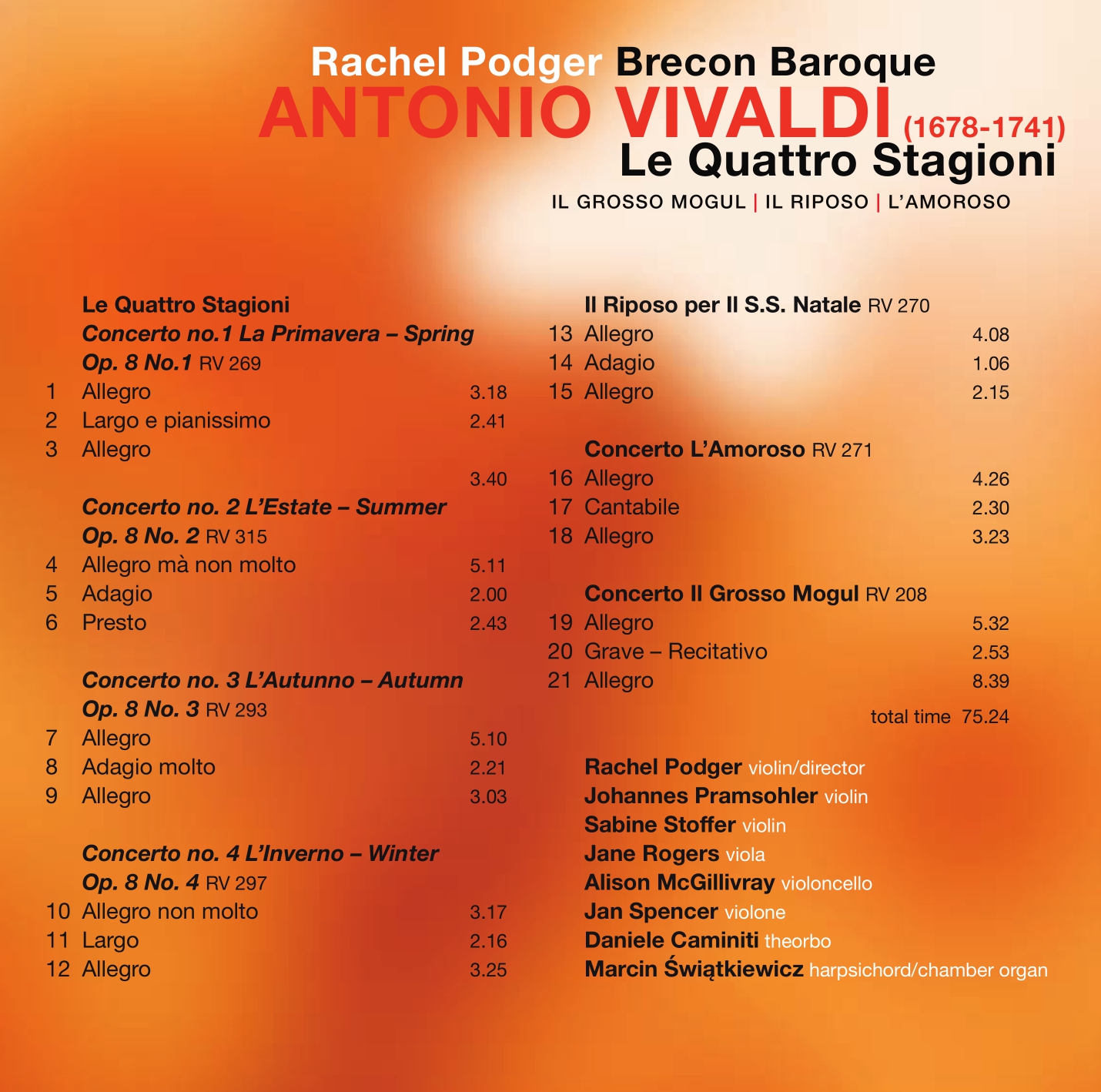 vivaldi four seasons baroque