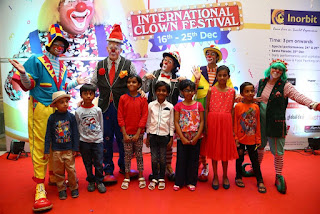 GRAND OPENING FOR INTERANTIONAL CLOWN FESTIVAL AT INORBIT MALL, WHITEFIELD GRAND OPENING FOR INTERANTIONAL CLOWN FESTIVAL AT INORBIT MALL, WHITEFIELD