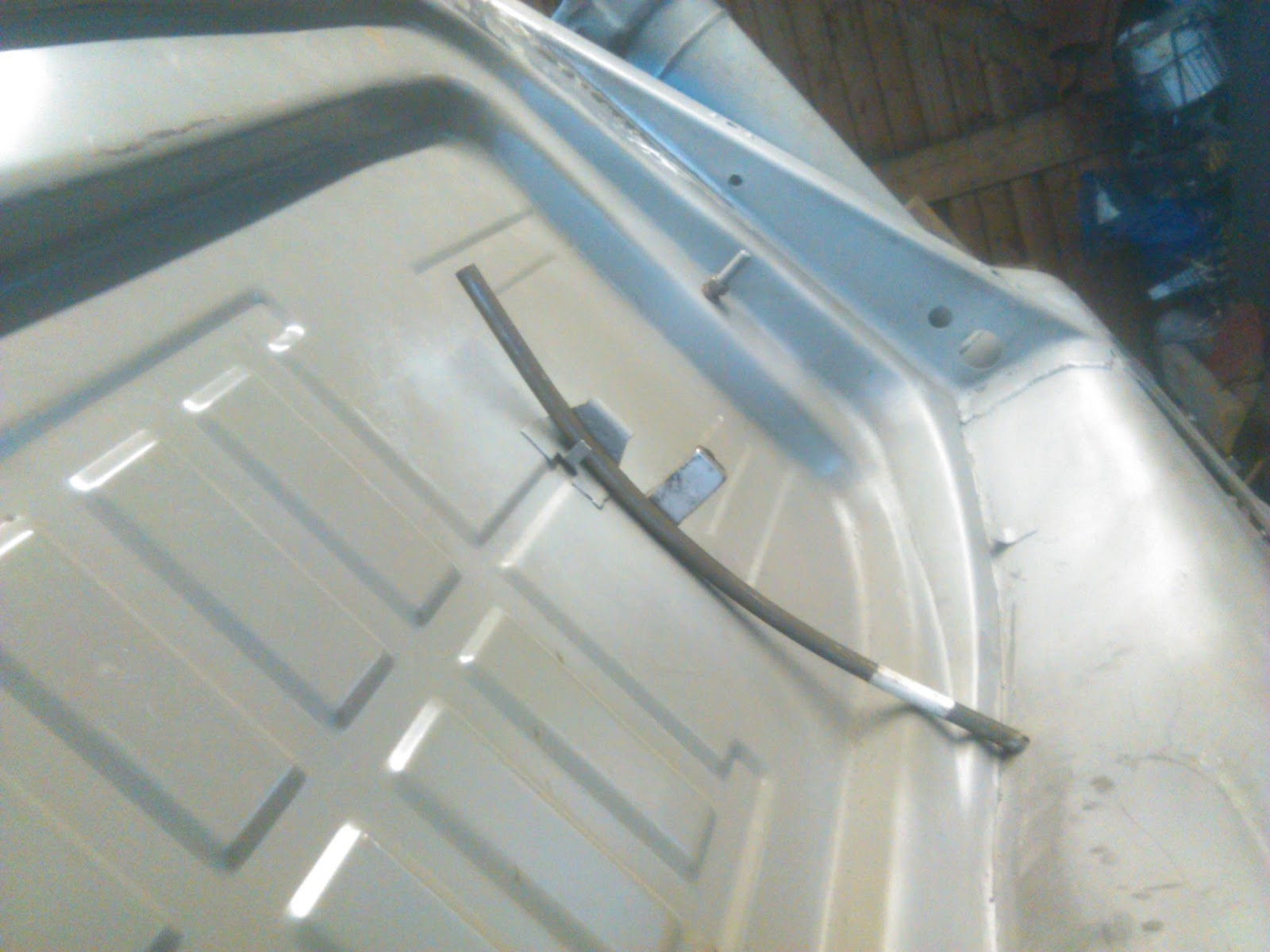 1965 VW Beetle Restoration Heater cable guide tubes