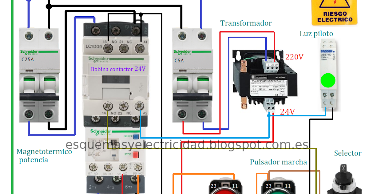 Esquemas eléctricos: Control de nivel de agua automatico y boya