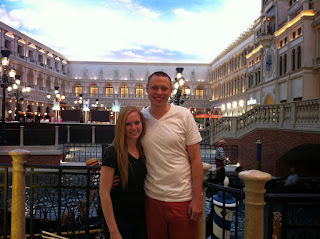 inside the venetian's town square