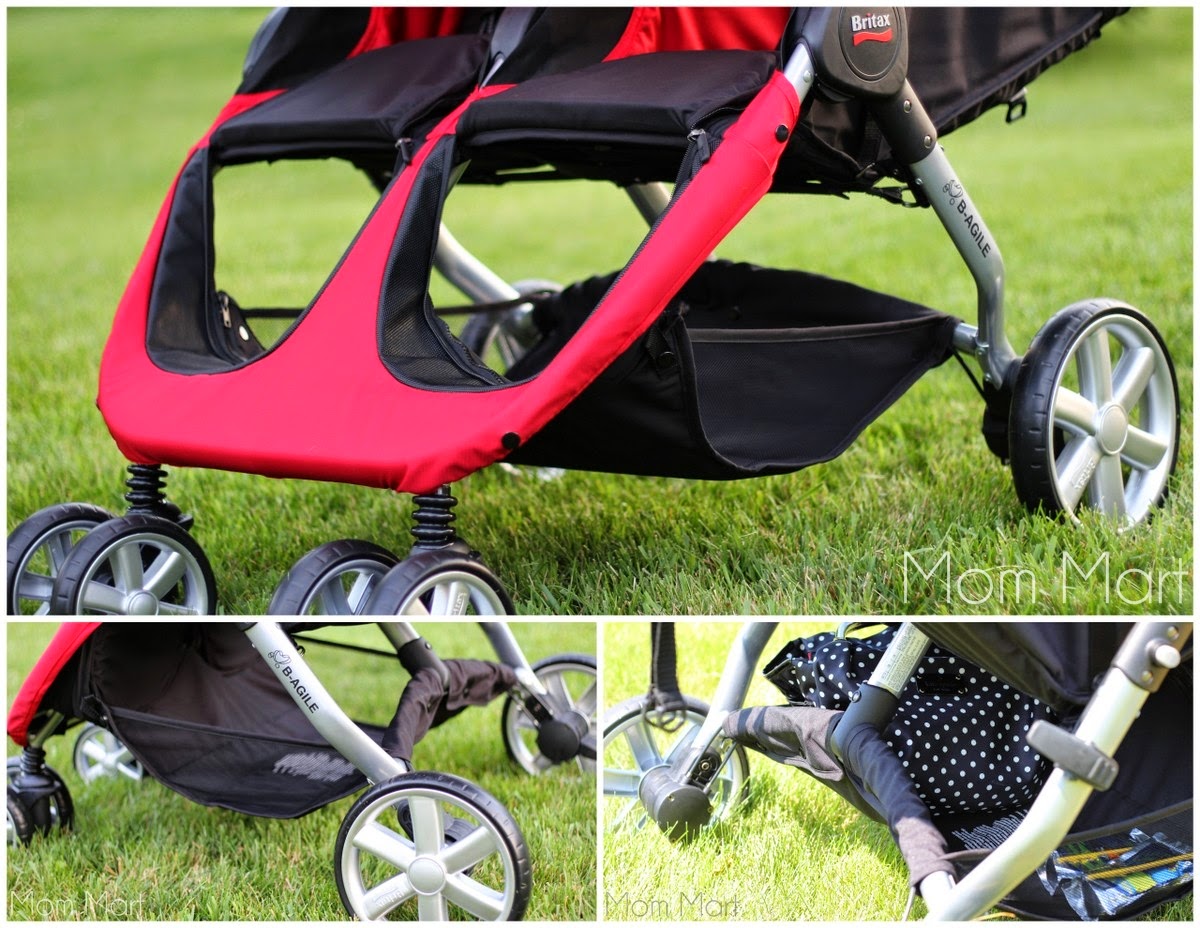britax b agile twin