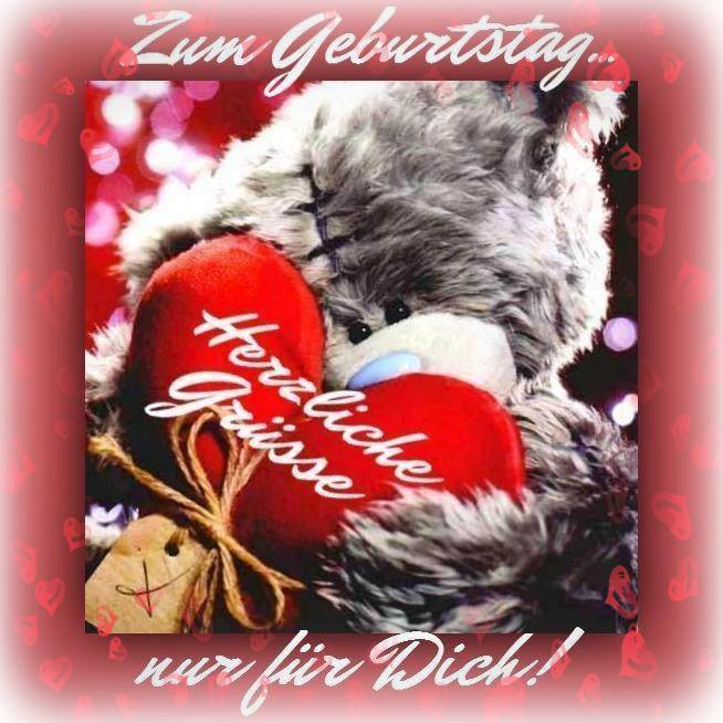 Ich wünsche dir... glück and jedem tag! liebe auf jeden weg! Zum Geburtstag… Herzliche Grüsse nur für Dich! - ツ GeburtstagsBilder