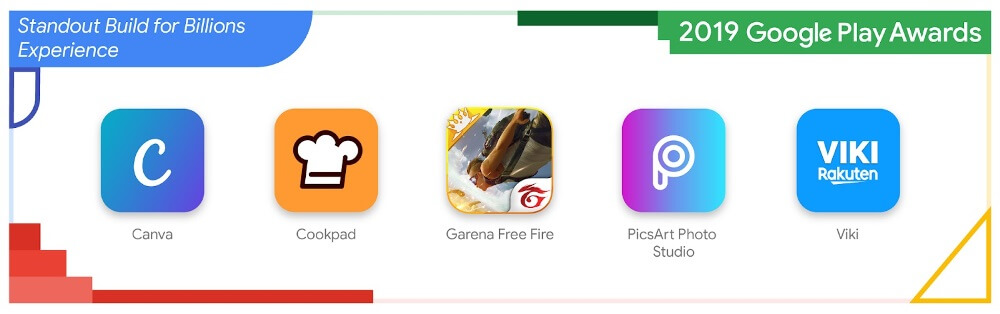 Daftar Nominasi Dan Pemenang Google Play Awards 2019 - Membangun Pengalaman Miliaran paling menonjol