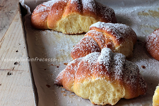 ricetta cornetti di brioche