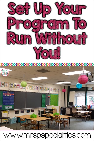 Set up classroom system and routines, so that your classroom can run smoothly when you are not in the room. Set up classroom system and routines, so that your classroom can run smoothly when you are not in the room.