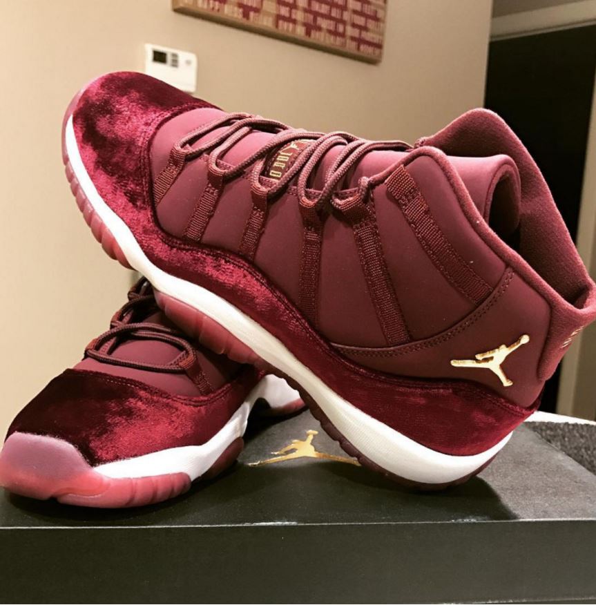 jordan 11 retro gg heiress velvet