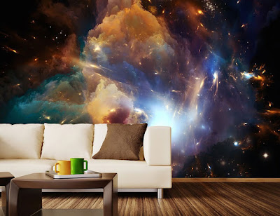 Escape Into The Space With Cosmic Wall Mural Escape Into The Space With Cosmic Wall Mural