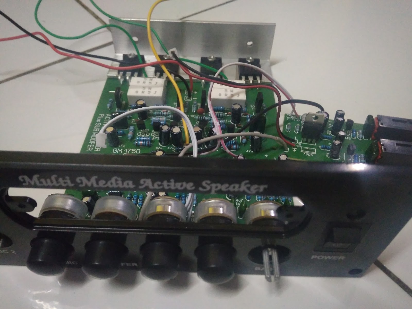 cara merangkai power amplifier Sound system Rumahan BLOGKAMARKU