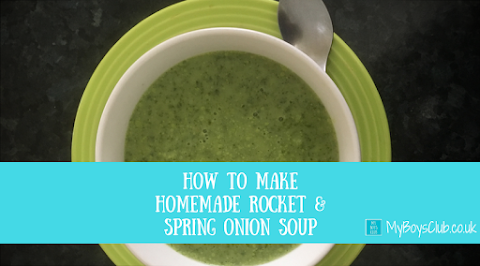 How to Make Homemade Rocket & Spring Onion Soup