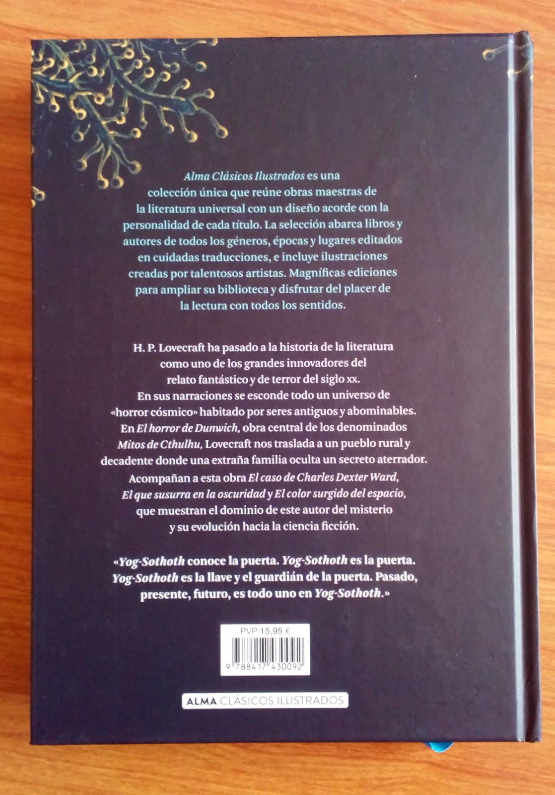 Fotoresena El Horror De Dunwich Y Otros Relatos De H P Lovecraft El Caballero Del Arbol Sonriente
