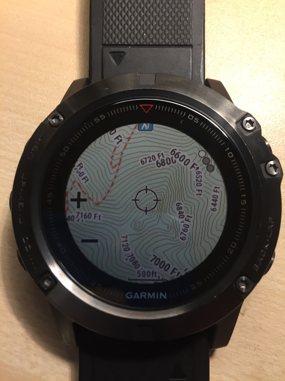 suunto watch with topo maps
