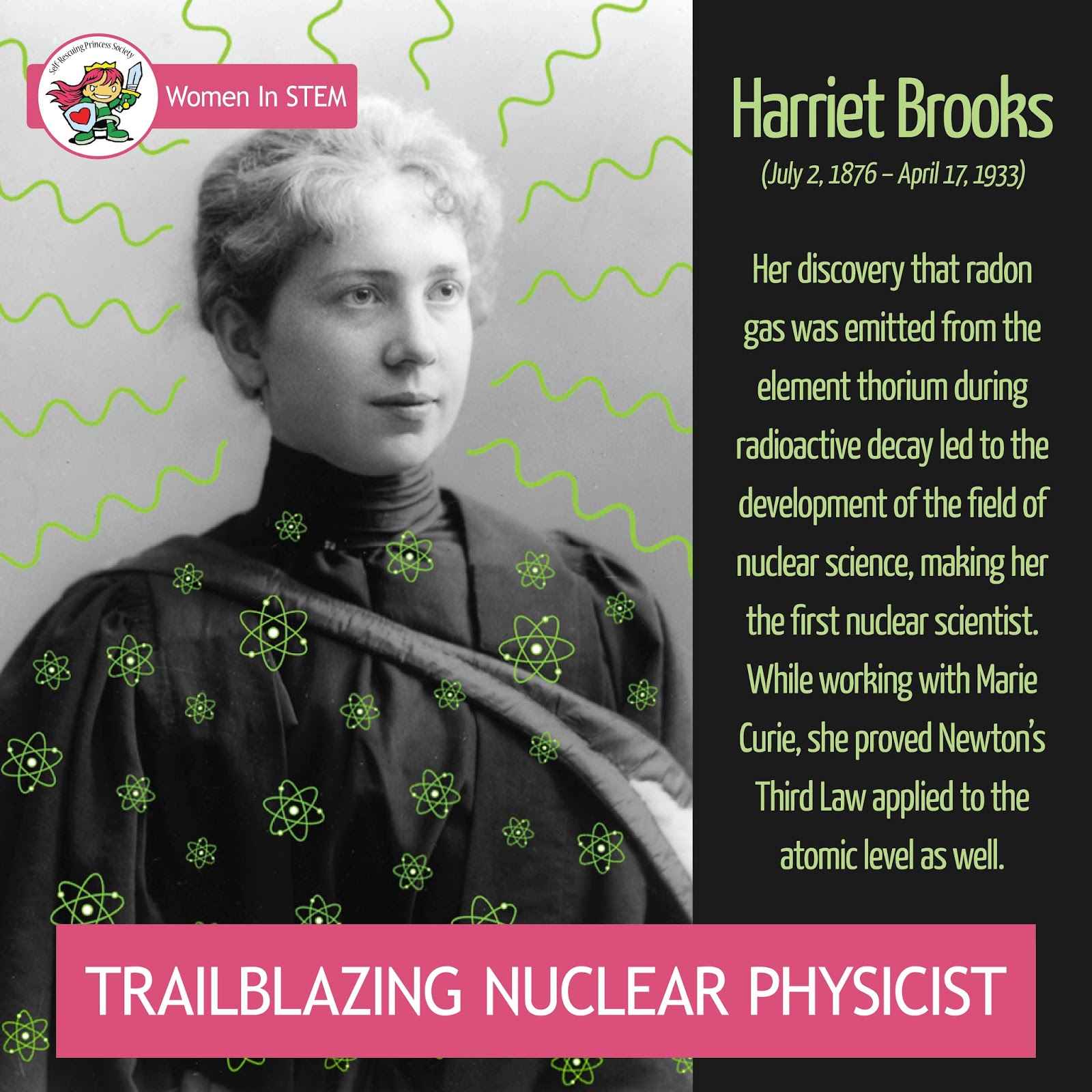 Self-Rescuing Princess Society: Harriet Brooks - Canada's first woman of nuclear science