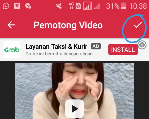 Cara memotong video di android Cara crop video di android