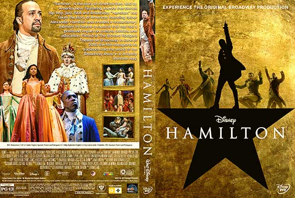 Hamilton (2020) DVD Cover Hamilton (2020) DVD Cover