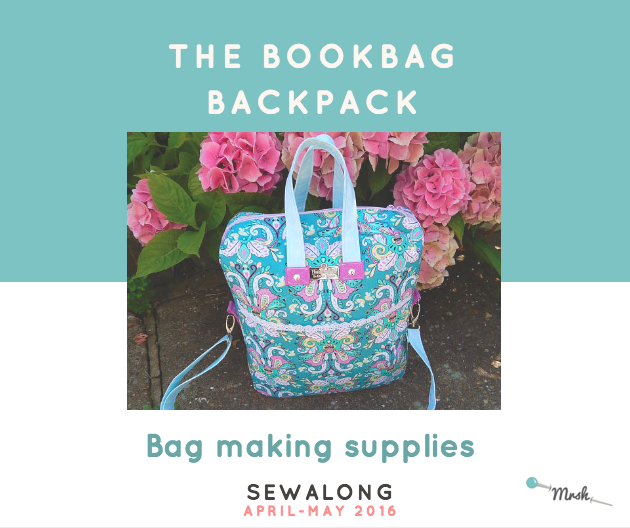 Mrs H the blog Sew along Week 1 Bag making supplies