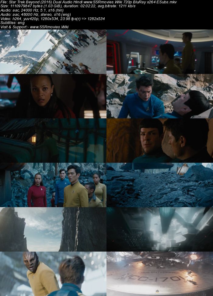 Star Trek Beyond (2016) Dual Audio Hindi 720p BluRay 1GB ESubs Movie Download