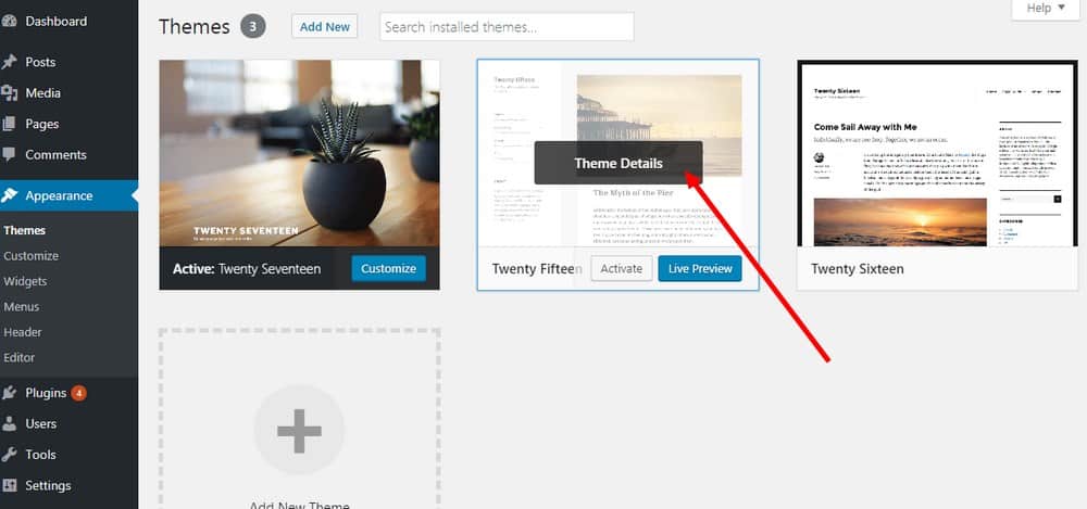 WordPress theme कैसे uninstall करे WordPress theme kaise uninstall kare