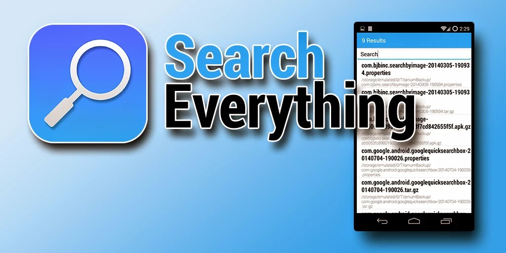 Cara Cepat Mencari File di Android dengan Search Everything