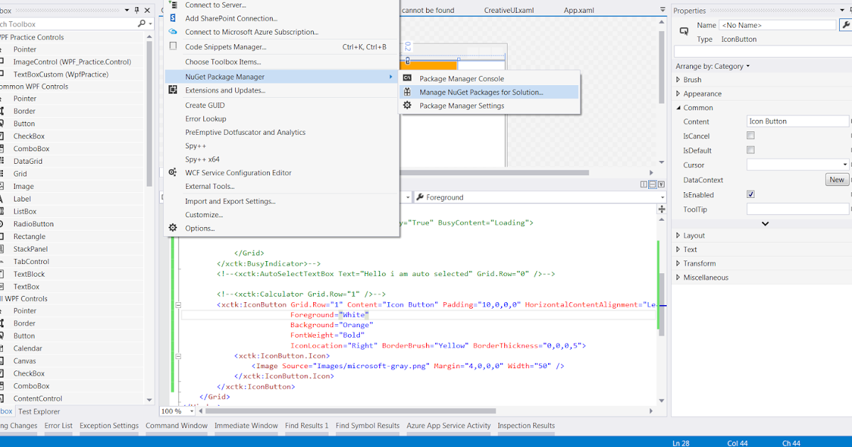 WPF Code Samples: Create Bar Code and Display it in WPF
