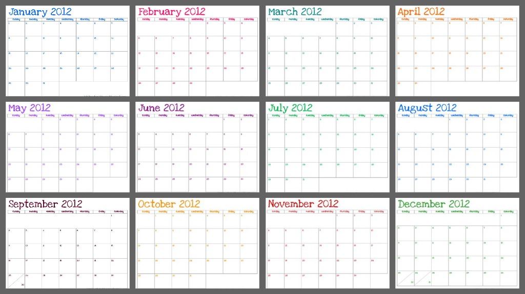 Blank Calendar No Dates Example Calendar Printable Blank Calendar No