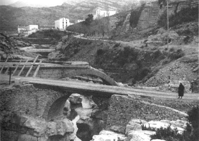 Puente Nuevo, Ponou, Pont nou, Beceite, Beseit, imagen antigua