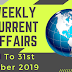 Weekly Current Affairs 22nd To 31st October 2019
