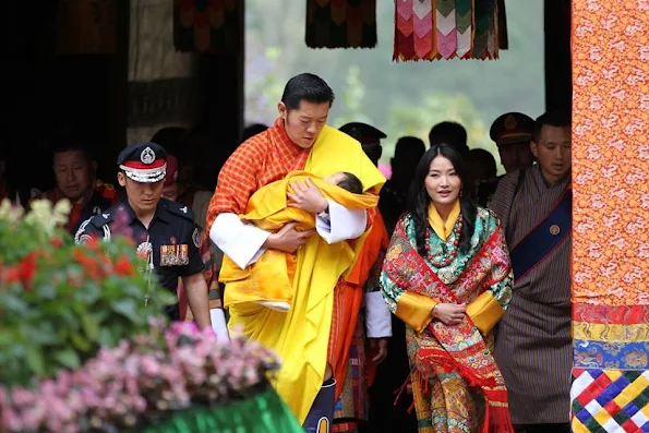 King Jigme Khesar and Queen Jetsun Pema, Crown Prince of Bhutan was announced as "Crown Prince Jigme Namgyel Wangchuck".